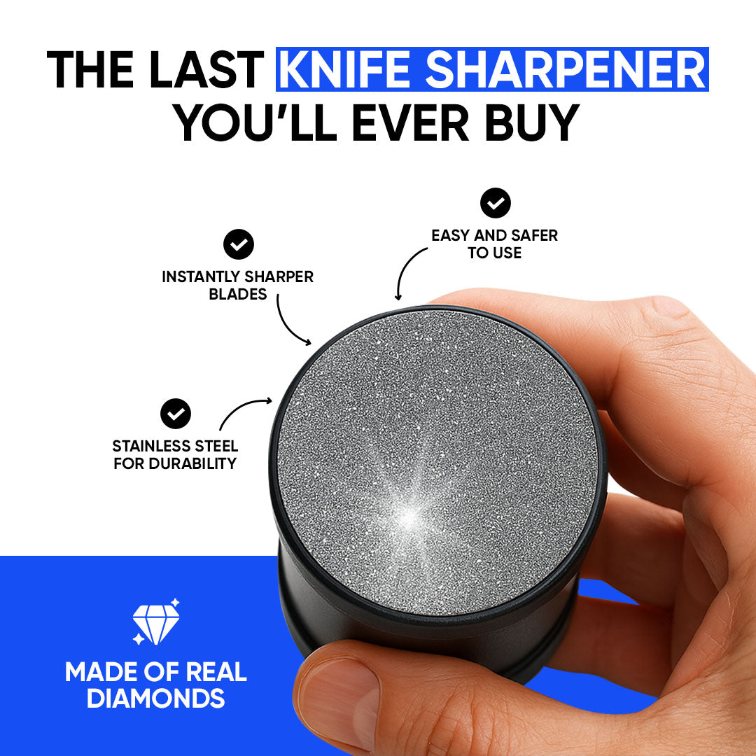 TrueEdge - Diamond Disc Knife Sharpener.