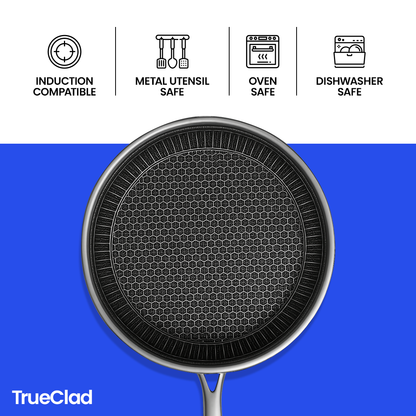 TrueClad - Hybrid Pan, Non Toxic - Non Stick
