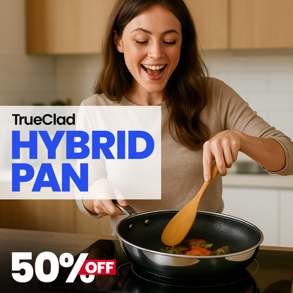 TrueClad - Hybrid Pan, Non Toxic - Non Stick